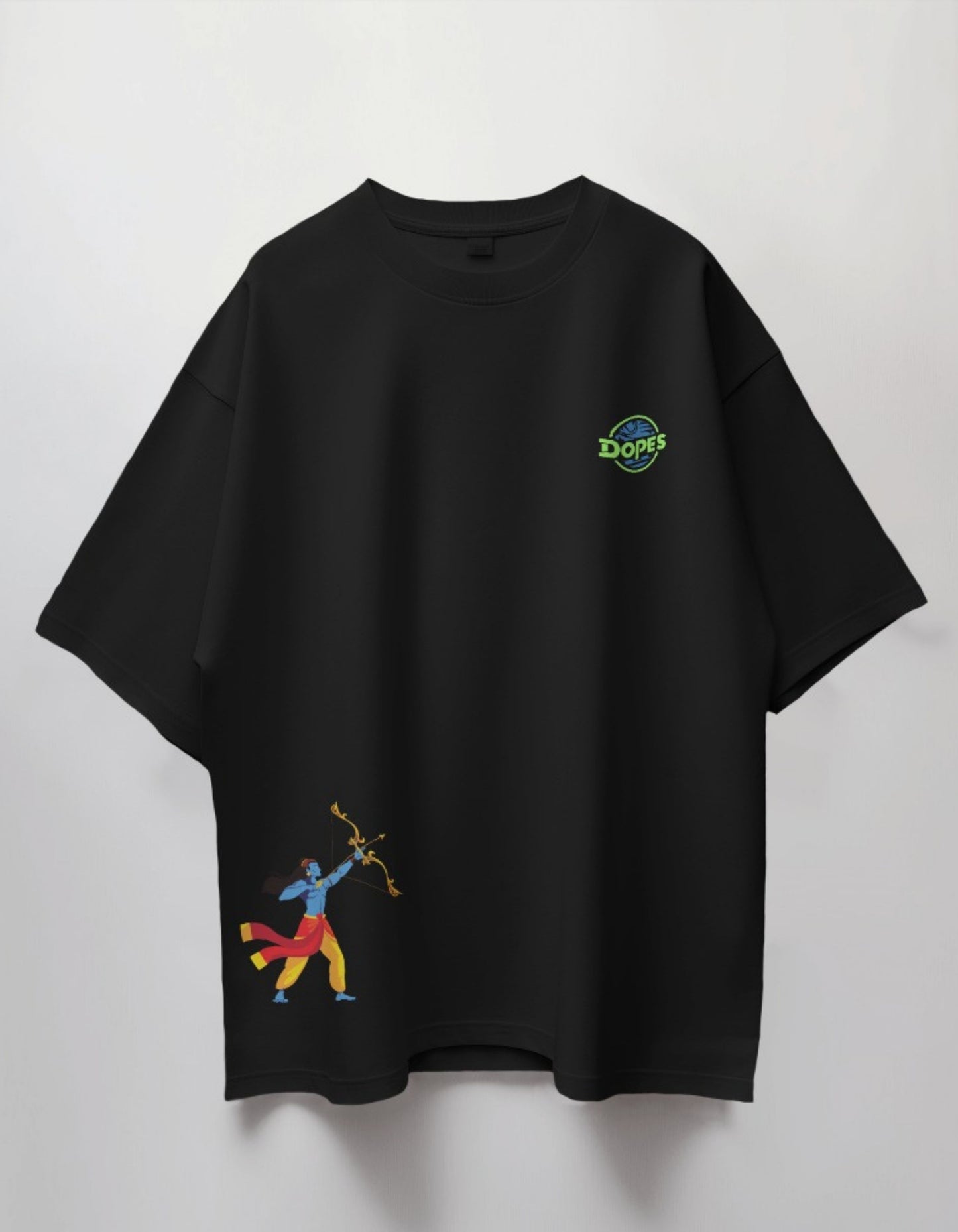 buy Jay Shree Ram T Shirt | Full T shirt | Oversized Half sleeve T-shirt Online