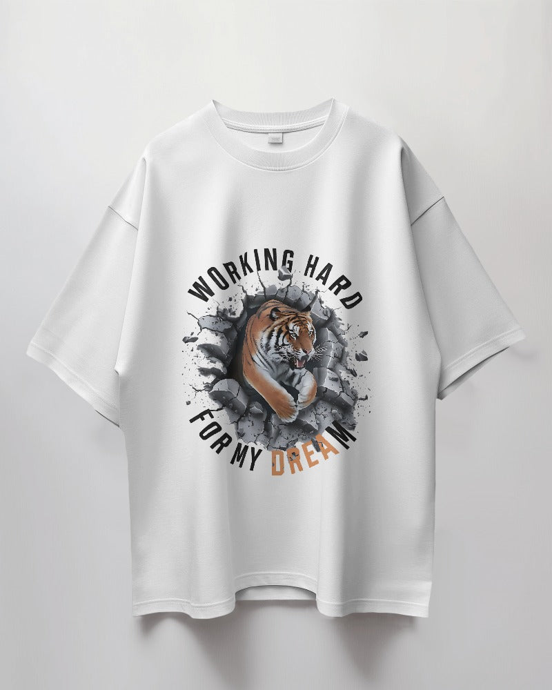 Buy DREAMS || Printed Unisex Oversized T-shirts Online