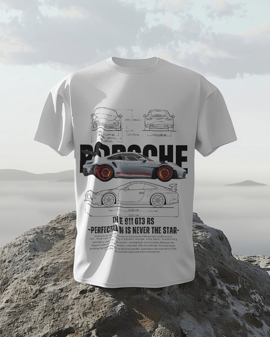 PORSCHE inspired oversized unisex t-shirts