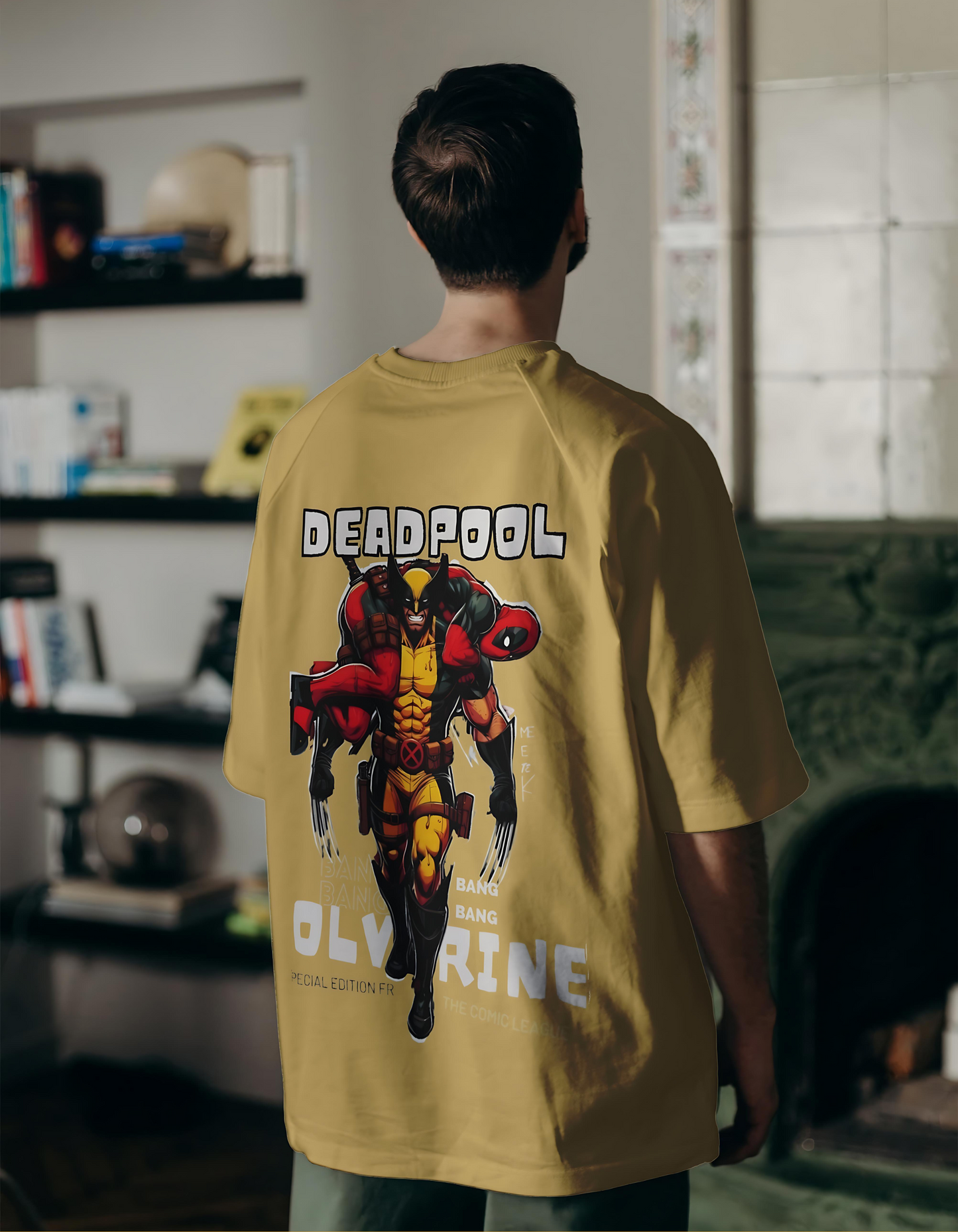 Wolverine and Deadpool designed t-shirts , 210 GSM , pure cotton, unisex , best in this segment.