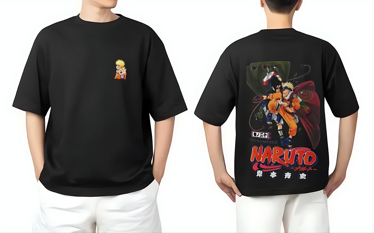 Naruto T shirt Design |Over sized new Design | Dopes