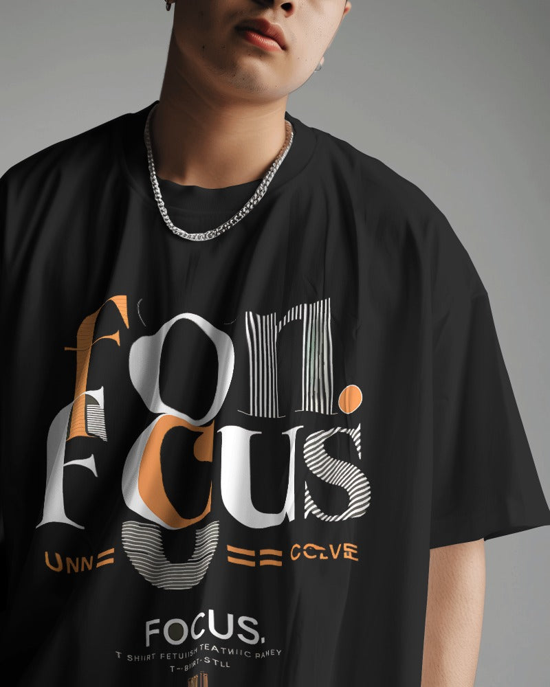 FOCUS Unisex Oversized T-shirts