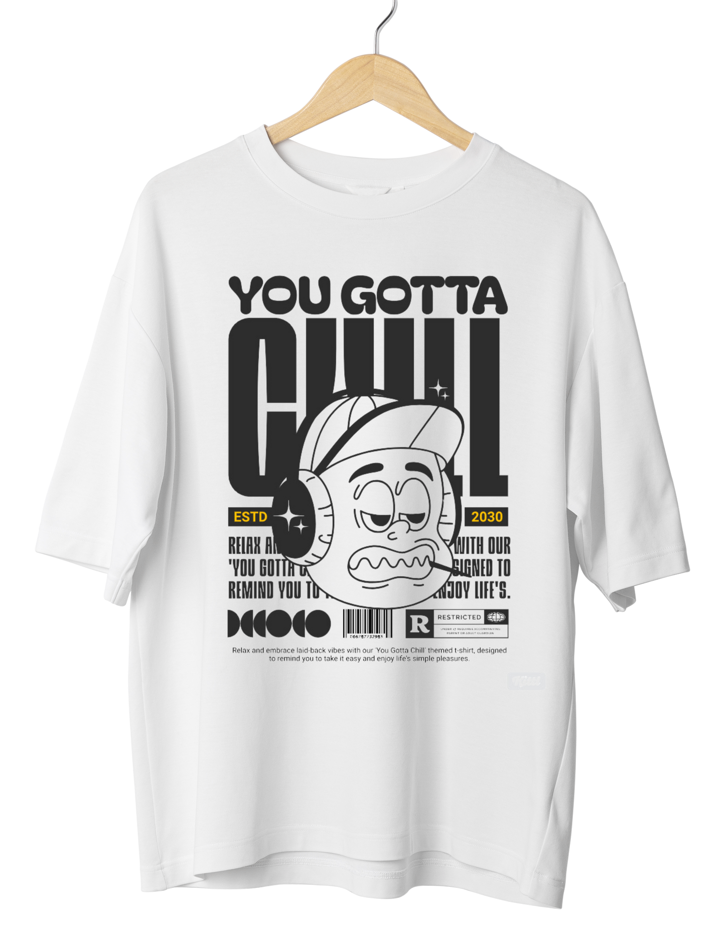 YOU GOTTA CHILL || LADIES ROUND NECK T SHIRT