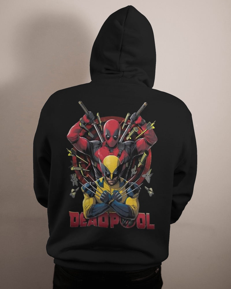 DEADPOOL & WOLVERINE INSPIRED UNISEX HOODIES