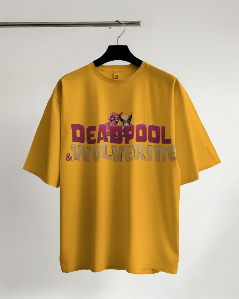 DEAD POOL inspired oversized unisex t-shirts