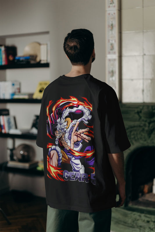 Lufi gear 5 over sized Tshirt... ( Black )