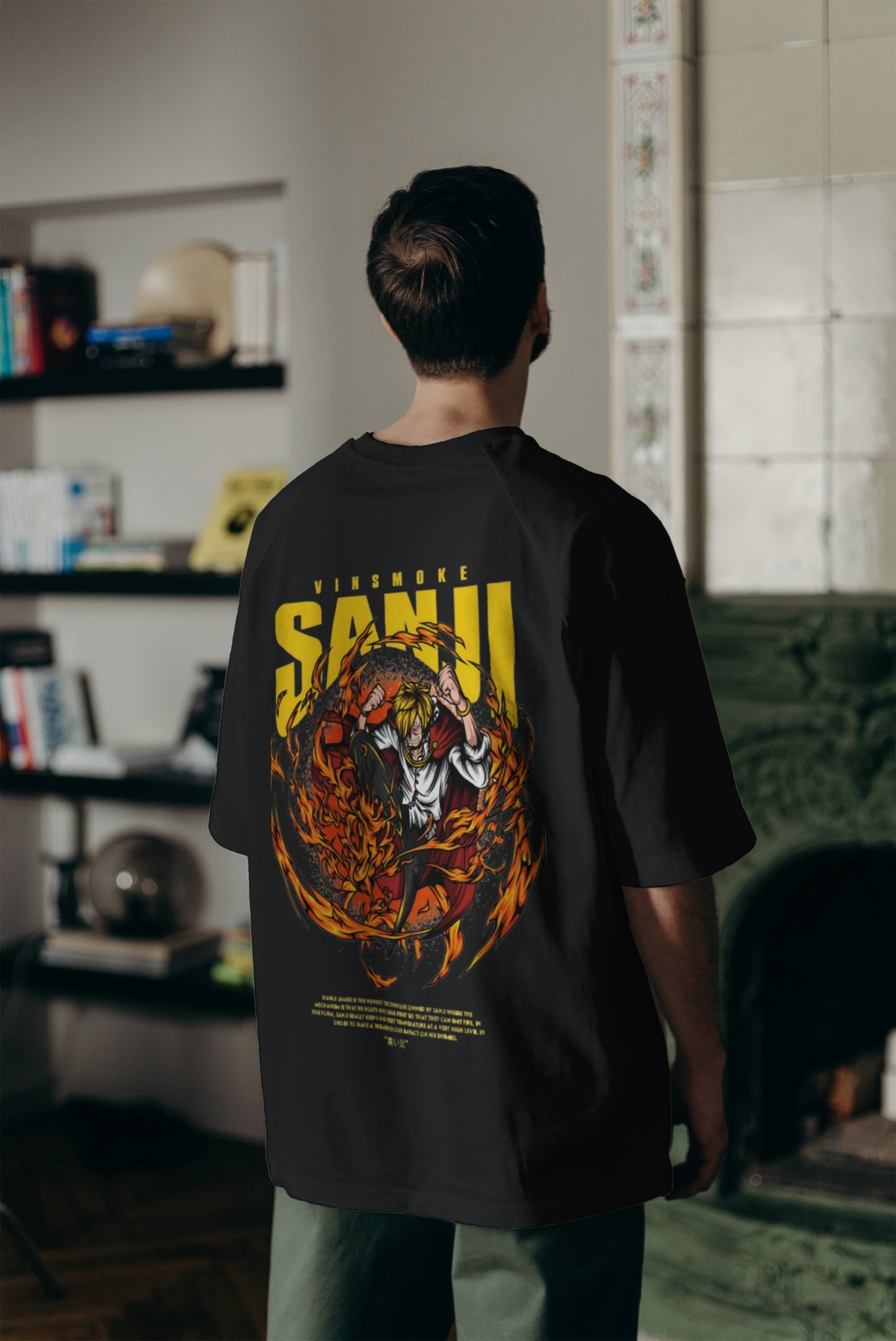 Sanji oversized tshirt 210 gsm pure cotton Buy Online from dopes.in