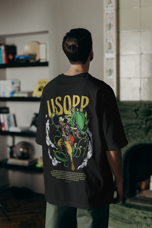 Buy online Usopp design oversized tshirt by dopes. 100 % cotton  , 210 gsm ...