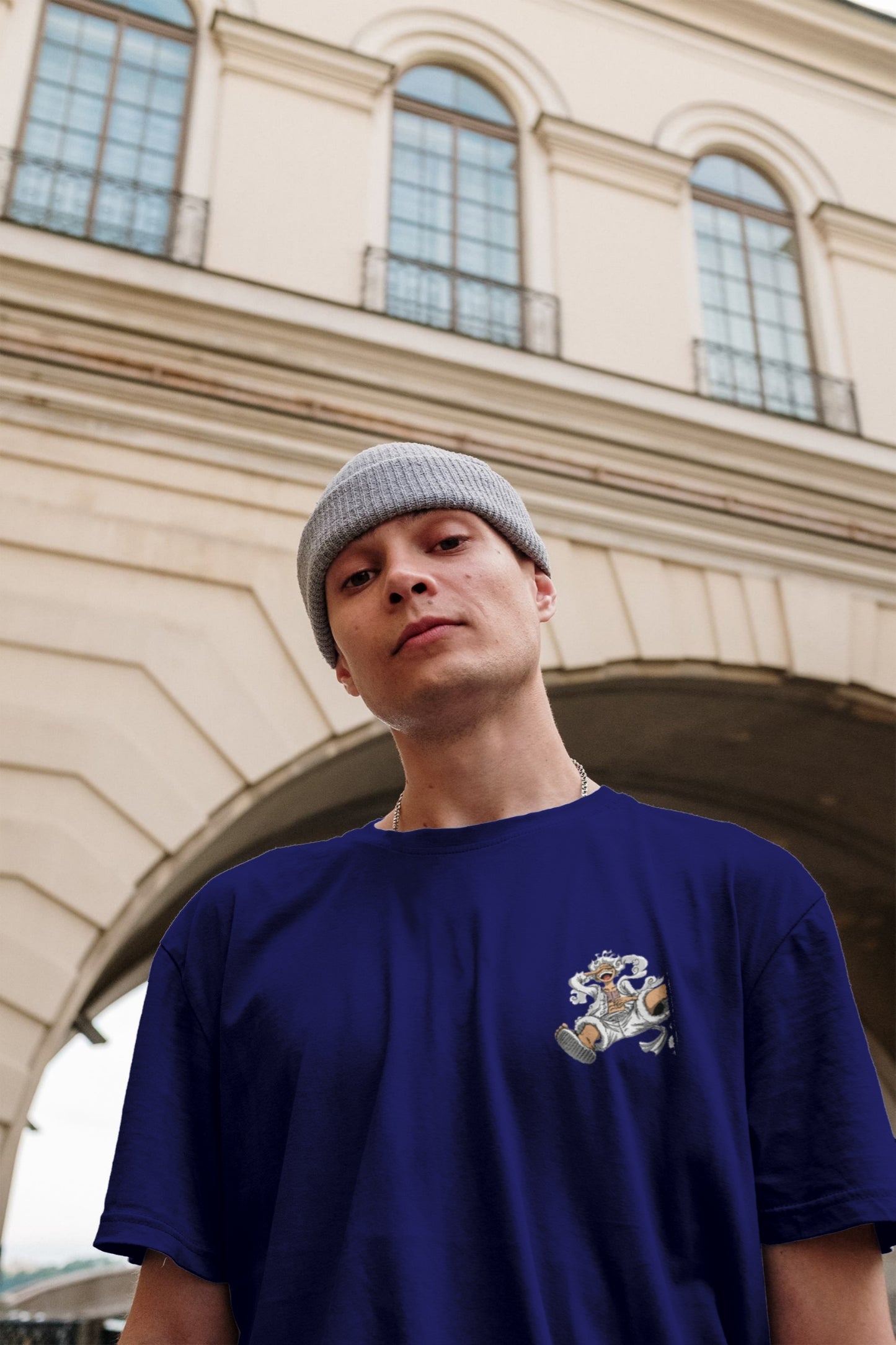 Lufi gear 5 over sized Tshirt... ( Navy Blue )
