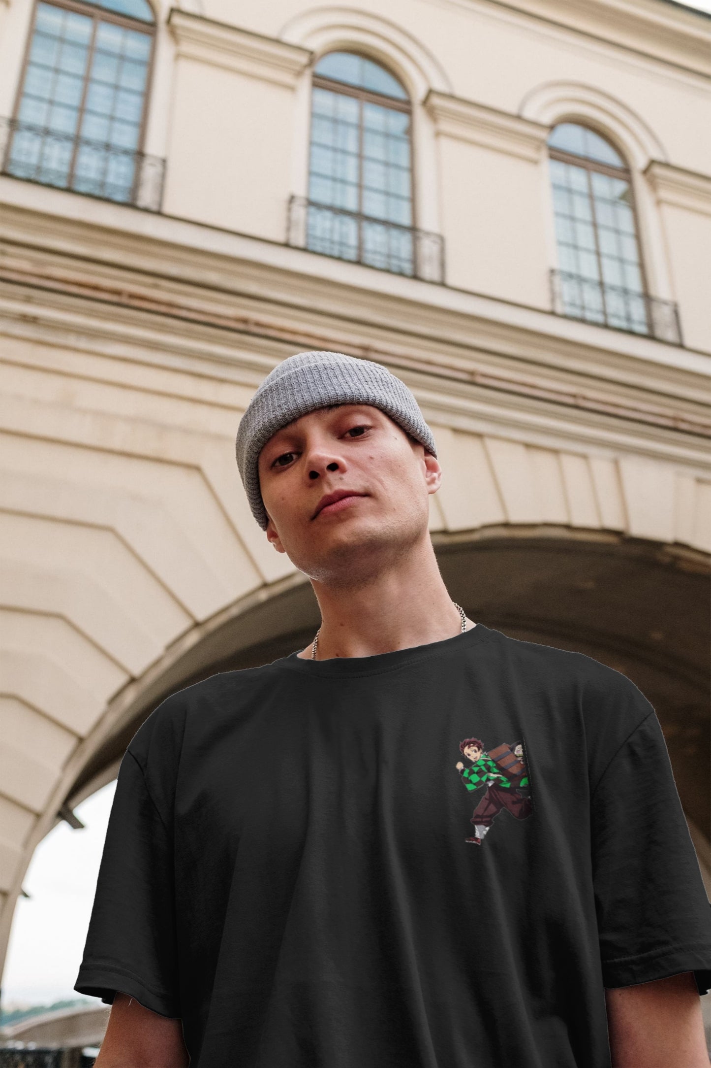 Buy Tanjiro Oversized T-shirt, Demon Slayer Unisex T-Shirts Online