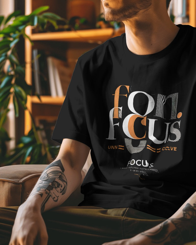 FOCUS Unisex Oversized T-shirts