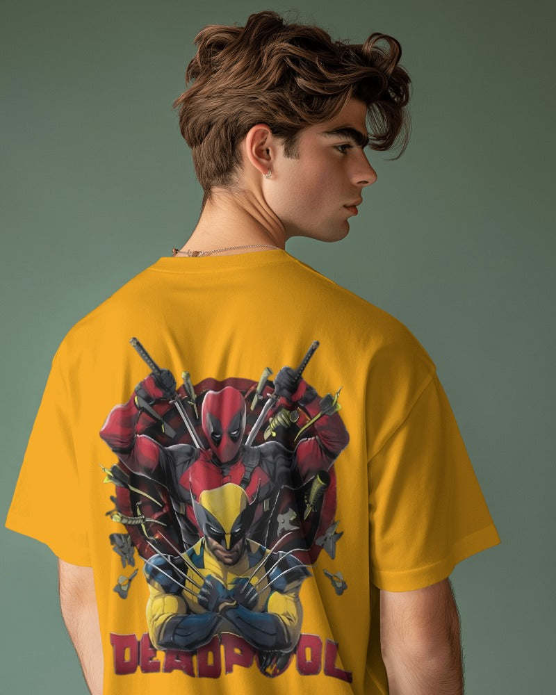 DEAD POOL inspired oversized unisex t-shirts